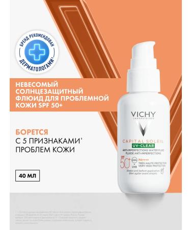 Vichy Capital Soleil Uv-Xlear Sun-protective fluid SPF 50+ 40 ml