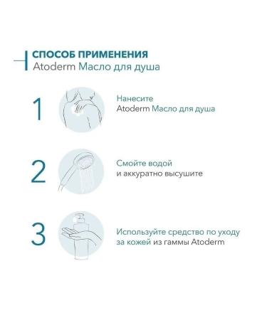 Bioderma Shower gel oil for very dry skin atoderm 200 ml - Buy Online on GoSupps.com