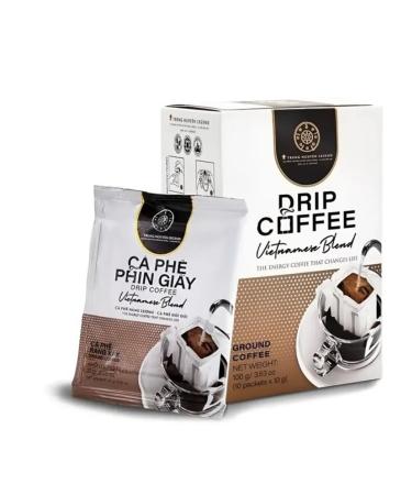 TRUNG NGUYEN Vietnamese coffee in Vietnamise Blend Drip packages 10 packs - Buy Online on GoSupps.com