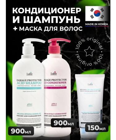 LADOR Shampoo and air conditioning for damaged hair + mask