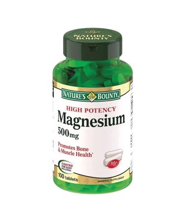 Nature's Bounty Natures Bounty Magnesium - 500 mg tablets No. 100