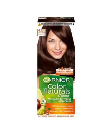 Garnier Hair dye tone 4.15 Frosty chestnut - Buy Online on GoSupps.com