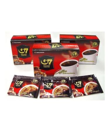 Vietnamese soluble black coffee G7 Trung NGUYEN 45 pack - Buy Online on GoSupps.com