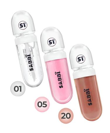 SABBI Lip gloss 3 pcs - Buy Online on GoSupps.com