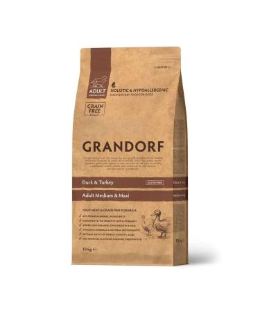 Grandorf Dog food for dogs duck with turkey 10 kg
