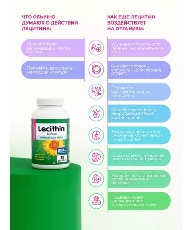 CHIKALAB Sunflower lecithin in capsules 60pcs - Buy Online on GoSupps.com