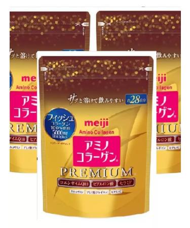 Meiji Amino collagen premium fish collagen for 28 days - Buy Online on GoSupps.com