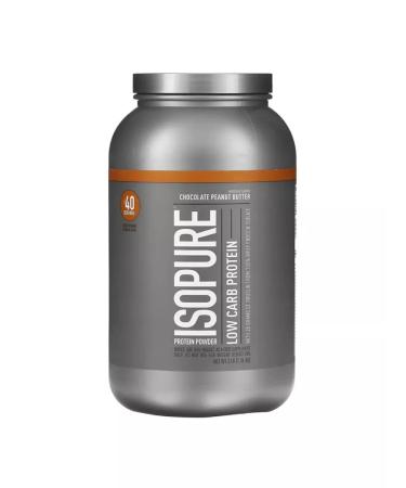 Isopure Low Carb protein 1360 g - chocolate - peanut oil