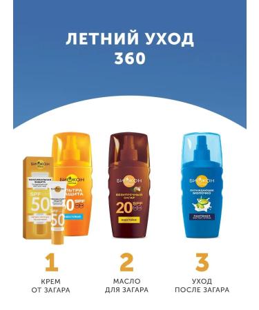 BIOCON Sunscreen for tanning "Hawaii coconut" SPF 20 - Buy Online on GoSupps.com