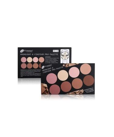 AROMADONNA Corrector 3 in 1 Farres Highlight Contour Pro Palette 02 - Buy Online on GoSupps.com