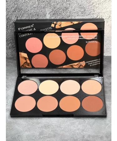 AROMADONNA Corrector 3 in 1 Farres Highlight Contour Pro Palette 02 - Buy Online on GoSupps.com