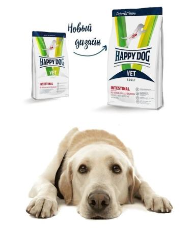 Happy Dog Vet Adult Intestinal for dogs with gastrointestinal problems 4 kg - Buy Online on GoSupps.com