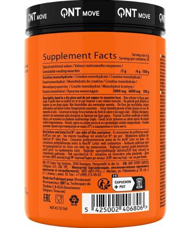 QNT Creatine monohydrate powder Creatine 300 g natural - Buy Online on GoSupps.com