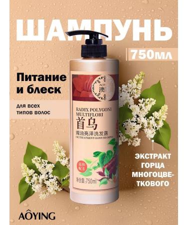 AOYING Hair shampoo is nutritious with a highlander multi -flowered 750 ml