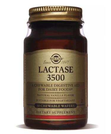 Solgar of lactase for adults for digestion No. 30 - Buy Online on GoSupps.com