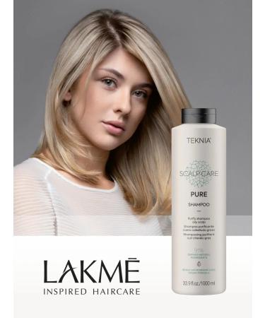 Lakme Teknia shampoo pure deeply cleansing for oily scalp - Buy Online on GoSupps.com