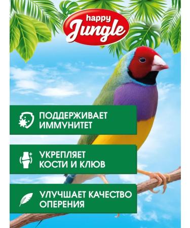 HAPPY JUNGLE Feed for exotic birds 500 for exotics - Buy Online on GoSupps.com