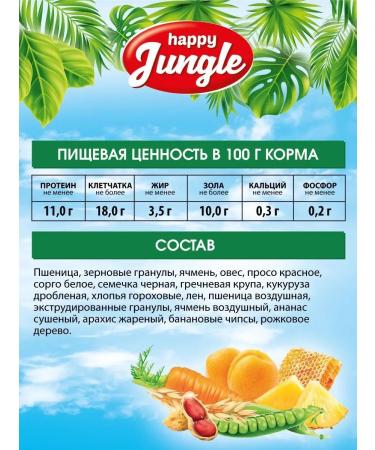 HAPPY JUNGLE Feed for decorative rats 400 g for rodents - Buy Online on GoSupps.com