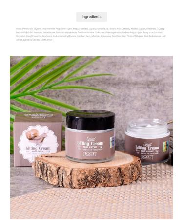 Jigott Anti -aging lifting - cream with snail mucin - Buy Online on GoSupps.com