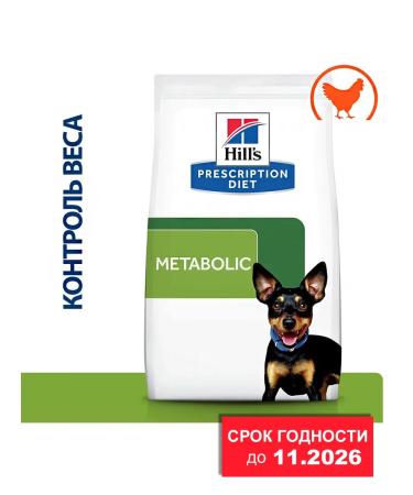 HILL'S For small breeds Metabolic mini for weight loss 3 kg