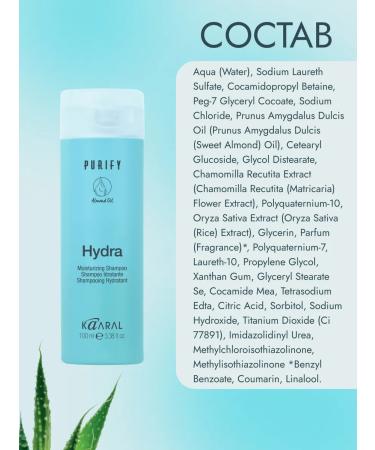 Kaaral Moisturizing shampoo Purify Hydra 100ml - Buy Online on GoSupps.com