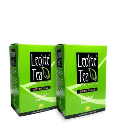 Leoste Tea Set of Ceylon tea green large -leaf 2 to 100g