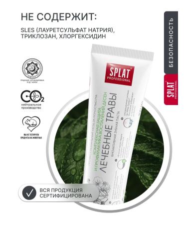 SPLAT Toothpaste Paste Helpers from caries and plaque 100 ml 3pcs - Buy Online on GoSupps.com