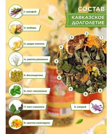 Teas of the Caucasus "Caucasian health" set of herbal tea - Buy Online on GoSupps.com