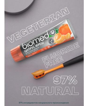 Biomed Toothpaste fresh breathing with citrus taste 100 g 3 pcs - Buy Online on GoSupps.com