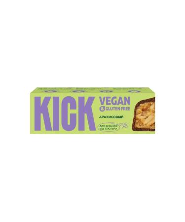 Kick Baton in dark chocolate with peanuts without gluten 2pcs a45gr - Buy Online on GoSupps.com