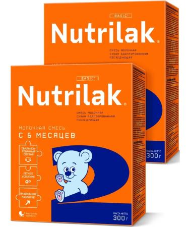 Nutrilak Mixture of children's dairy nutrilac 2 6-12m 300g 2pcs