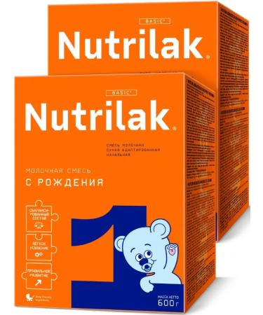 Nutrilak Mixture of children's dairy nutrilac 1 0-6 months 600g 2pcs