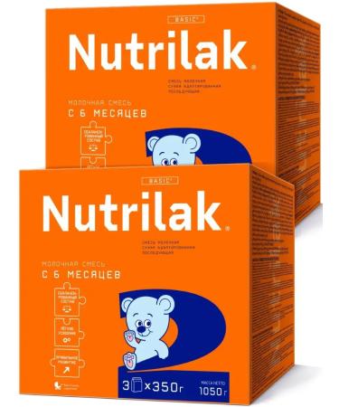 Nutrilak Mixture of children's dairy nutrilac 2 6-12m 1050g 2pcs