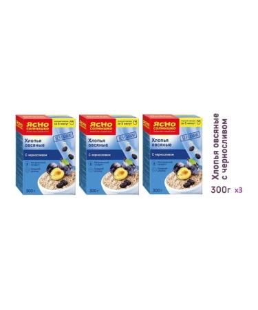 Clear Sunny Oatmeal flakes with prunes 300 g without sugar