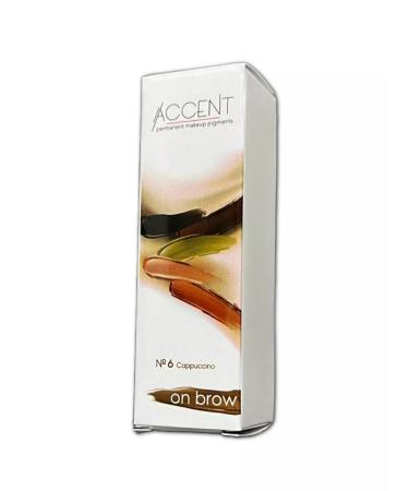 Accent No. 6 Cappuccino Pigment for permanent makeup 5 ml - Buy Online on GoSupps.com