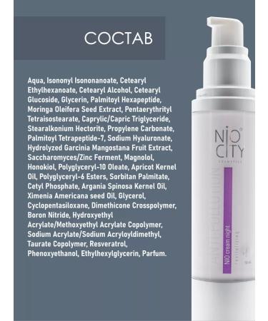 NIO CITY Cream - night sculptor for sensitive skin - Buy Online on GoSupps.com