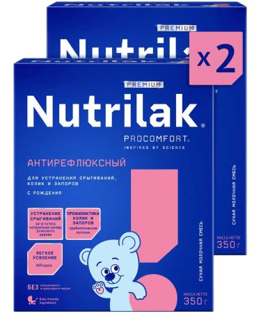 Nutrilak A mixture of children's dairy nutrilac antireflux 0+ 350g 2pcs