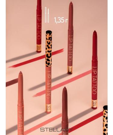 Stellary Lip pencil nude matte automatic tone 04 - Buy Online on GoSupps.com