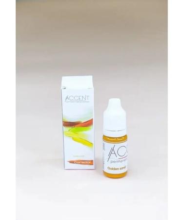 Accent Golden Sand corrector for permanent makeup 10ml - Buy Online on GoSupps.com