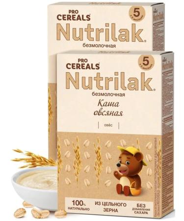 Nutrilak Porridge children's silent oatmeal without sugar 200g 2pcs