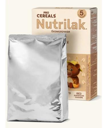 Nutrilak Porridge children's silent oatmeal without sugar 200g 2pcs - Buy Online on GoSupps.com