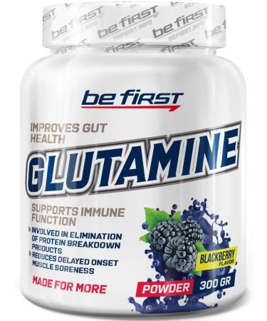 Be First Glutamine in powder 300 g blackberry - Buy Online on GoSupps.com