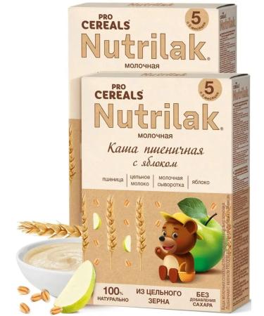 Porridge Children's mobile nutrilak wheat yab without sugar 200g 2pcs