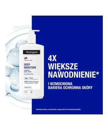 Neutrogena The body of the body is deep moisturizing for feelings. skin 400ml - Buy Online on GoSupps.com