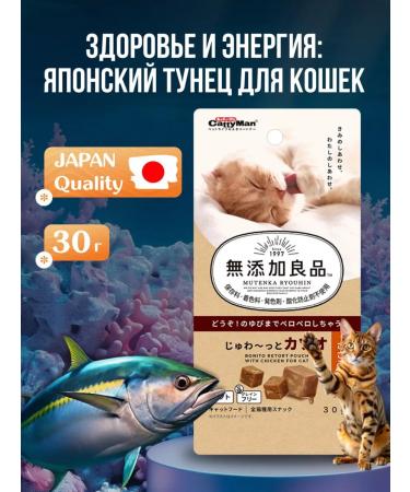 Japan Premium Pet Treat for cats souffle with Japanese tuna 1 un