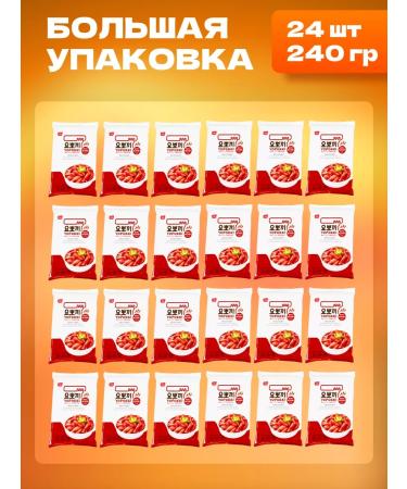 YOPOKKI Rice sticks tockkeys Korean spicy-spicy 240 g 24 pcs - Buy Online on GoSupps.com