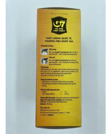 Vietnamese soluble coffee strong 3 in 1 Strong x2 - Buy Online on GoSupps.com