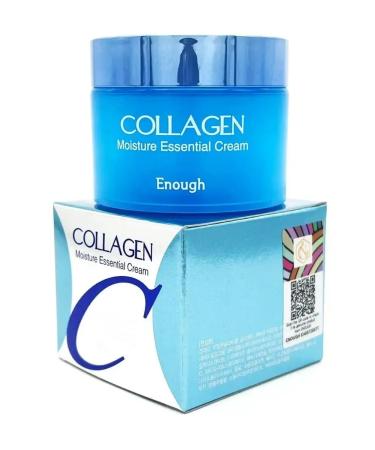 Korean cosmetics Moisturizing face cream with collagen against wrinkles Enough Collagen 50g