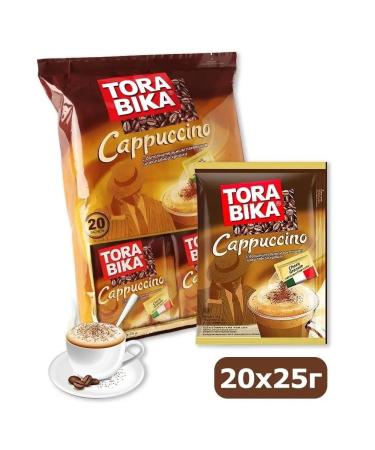 ToraBika Coffee soluble cappuccino in bags 3 in 1