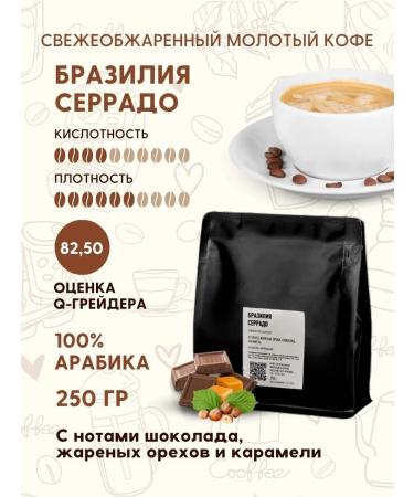 Aroma Corner The ground coffee of Brazil Serrado Candy Ethiopia Guji - Buy Online on GoSupps.com